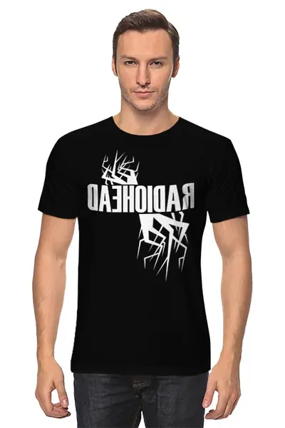 Заказать мужскую футболку в Москве. Футболка классическая Radiohead от geekbox - готовые дизайны и нанесение принтов.