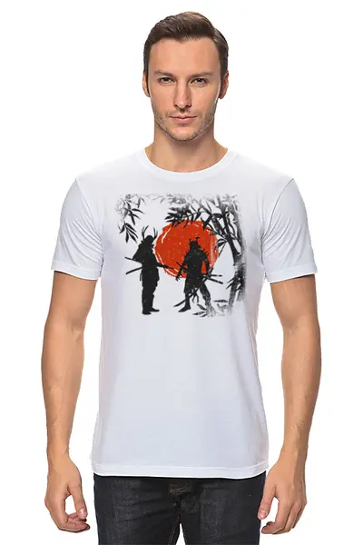 Заказать мужскую футболку в Москве. Футболка классическая Japan от oneredfoxstore@gmail.com - готовые дизайны и нанесение принтов.