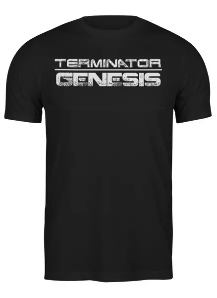 Заказать мужскую футболку в Москве. Футболка классическая Terminator от Leichenwagen - готовые дизайны и нанесение принтов.