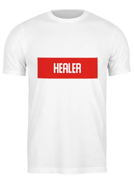Заказать мужскую футболку в Москве. Футболка классическая Healer от THE_NISE  - готовые дизайны и нанесение принтов.