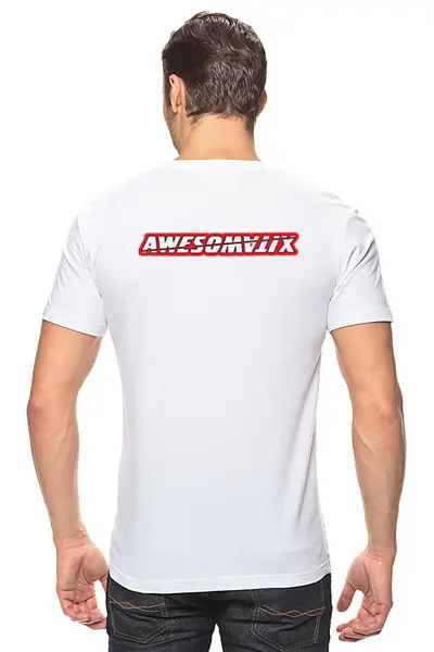 Заказать мужскую футболку в Москве. Футболка классическая Awesomatix 2020 от Максим Лаверычев - готовые дизайны и нанесение принтов.