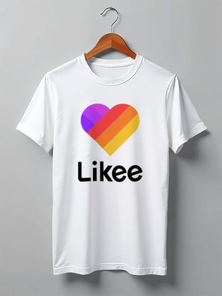Заказать мужскую футболку в Москве. Футболка классическая Likee  от DESIGNER   - готовые дизайны и нанесение принтов.