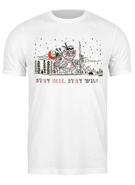 Заказать мужскую футболку в Москве. Футболка классическая Zombies от oneredfoxstore@gmail.com - готовые дизайны и нанесение принтов.