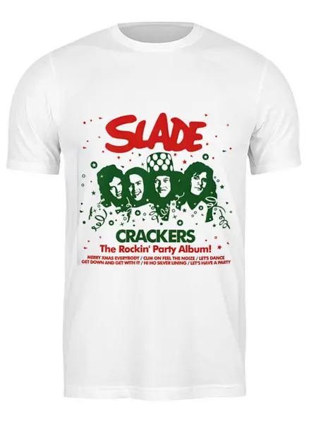 Заказать мужскую футболку в Москве. Футболка классическая Slade от Fedor - готовые дизайны и нанесение принтов.