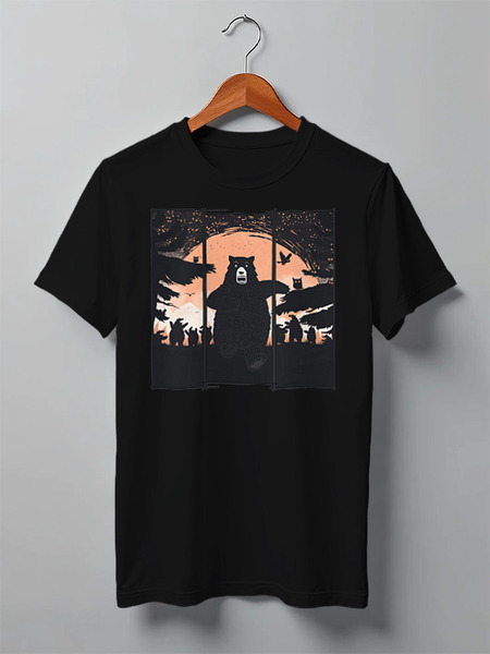 Заказать мужскую футболку в Москве. Футболка классическая Zombie Killer от oneredfoxstore@gmail.com - готовые дизайны и нанесение принтов.