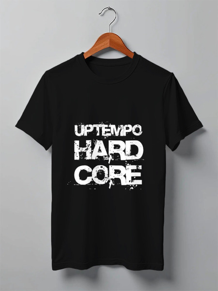 Заказать мужскую футболку в Москве. Футболка классическая Uptempo Hardcore от Uptempo Hardcore - готовые дизайны и нанесение принтов.