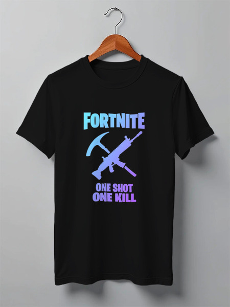 Заказать мужскую футболку в Москве. Футболка классическая FORTNITE от geekbox - готовые дизайны и нанесение принтов.