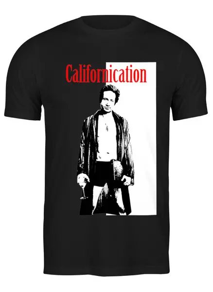 Заказать мужскую футболку в Москве. Футболка классическая Californication от Printio - готовые дизайны и нанесение принтов.