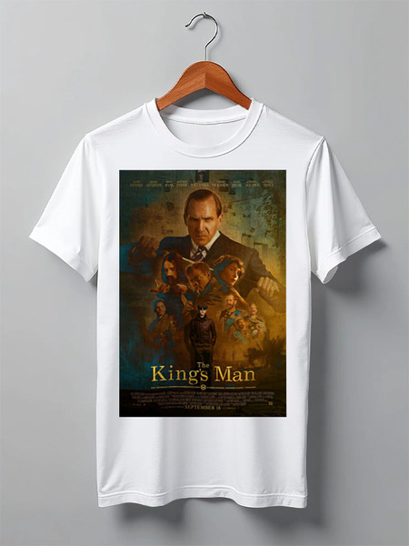 Заказать мужскую футболку в Москве. Футболка классическая King's man: Начало / The King's Man от kino.printio.ru - готовые дизайны и нанесение принтов.