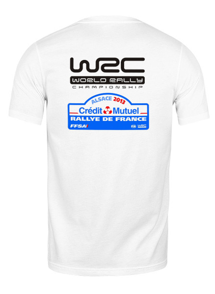 Заказать мужскую футболку в Москве. Футболка классическая WRC Sebastian Loeb от Illson Pride - готовые дизайны и нанесение принтов.