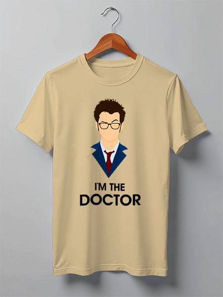 Заказать мужскую футболку в Москве. Футболка классическая Doctor Who  от cherdantcev - готовые дизайны и нанесение принтов.