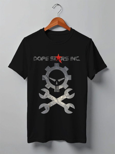 Заказать мужскую футболку в Москве. Футболка классическая Dope Stars Inc. от OEX design - готовые дизайны и нанесение принтов.