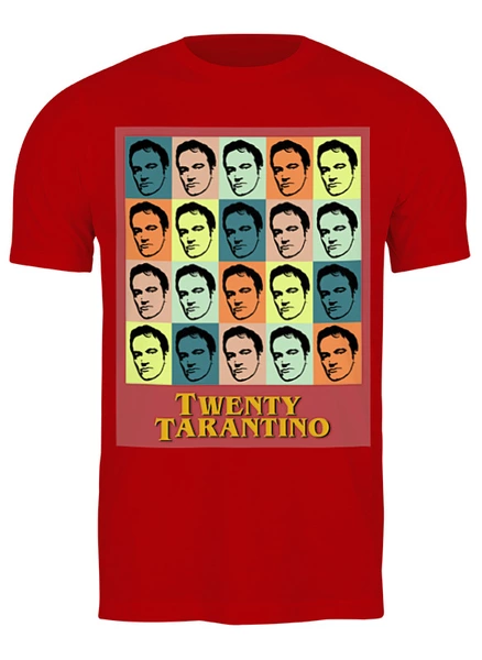 Заказать мужскую футболку в Москве. Футболка классическая Twenty Tarantino от dmpdesign@inbox.ru - готовые дизайны и нанесение принтов.