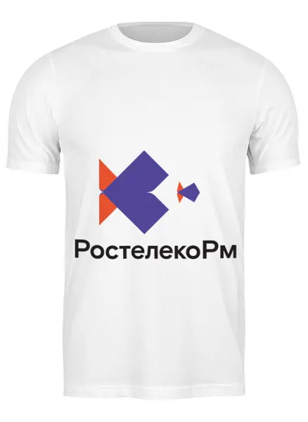 Заказать мужскую футболку в Москве. Футболка классическая РостелеКорм от Лев Палей - готовые дизайны и нанесение принтов.