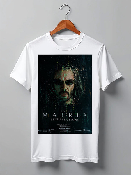 Заказать мужскую футболку в Москве. Футболка классическая Матрица / The Matrix от kino.printio.ru - готовые дизайны и нанесение принтов.