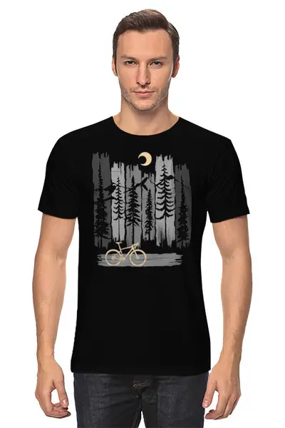 Заказать мужскую футболку в Москве. Футболка классическая Gravel Bike Colors от oneredfoxstore@gmail.com - готовые дизайны и нанесение принтов.