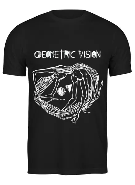 Заказать мужскую футболку в Москве. Футболка классическая Geometric Vision \ Woman от OEX design - готовые дизайны и нанесение принтов.