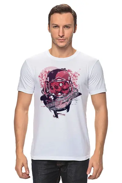 Заказать мужскую футболку в Москве. Футболка классическая SPACE  от CoolDesign - готовые дизайны и нанесение принтов.