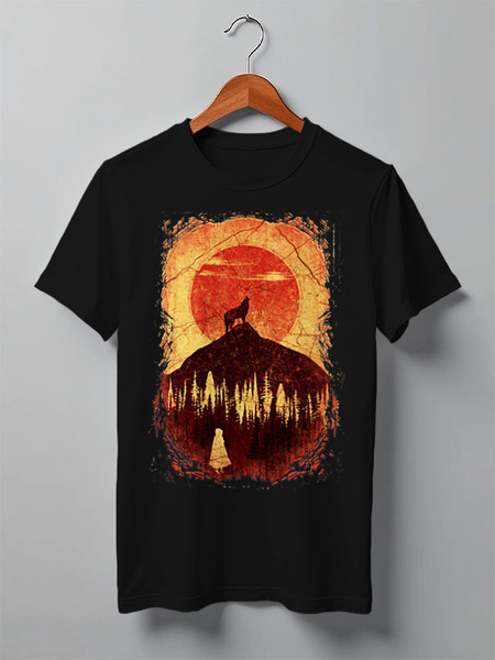 Заказать мужскую футболку в Москве. Футболка классическая Animals от oneredfoxstore@gmail.com - готовые дизайны и нанесение принтов.