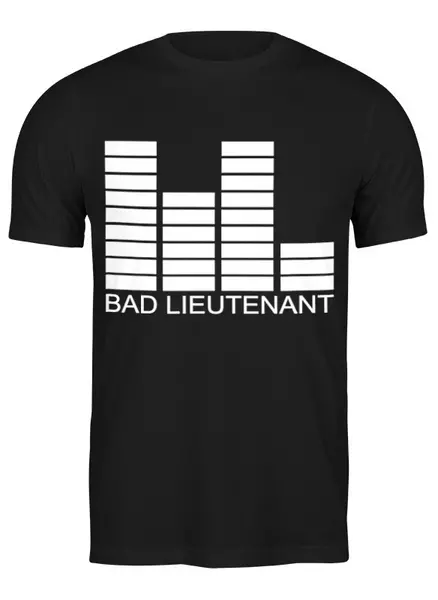 Заказать мужскую футболку в Москве. Футболка классическая Bad Lieutenant от OEX design - готовые дизайны и нанесение принтов.