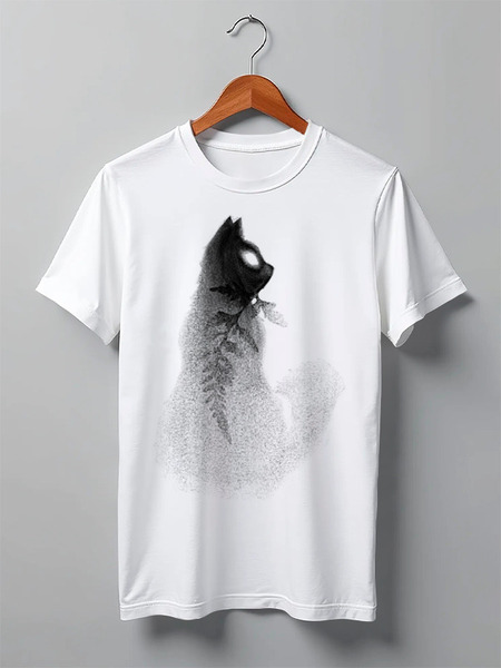 Заказать мужскую футболку в Москве. Футболка классическая Witch's Little Helper от oneredfoxstore@gmail.com - готовые дизайны и нанесение принтов.