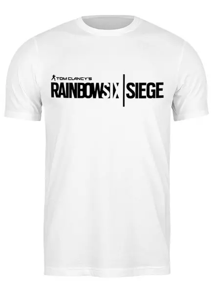 Заказать мужскую футболку в Москве. Футболка классическая R6eSports - Teambuild от deppski - готовые дизайны и нанесение принтов.