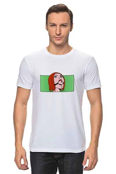 Заказать мужскую футболку в Москве. Футболка классическая Free the nipple от Max Movko - готовые дизайны и нанесение принтов.
