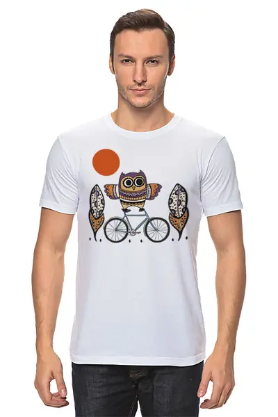 Заказать мужскую футболку в Москве. Футболка классическая Boho Animals от oneredfoxstore@gmail.com - готовые дизайны и нанесение принтов.