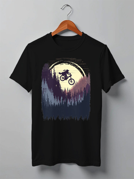 Заказать мужскую футболку в Москве. Футболка классическая Fox Rider от oneredfoxstore@gmail.com - готовые дизайны и нанесение принтов.