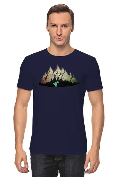 Заказать мужскую футболку в Москве. Футболка классическая Enduro Rider от oneredfoxstore@gmail.com - готовые дизайны и нанесение принтов.