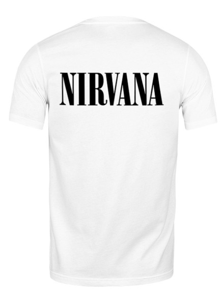 Заказать мужскую футболку в Москве. Футболка классическая Nirvana от Leichenwagen - готовые дизайны и нанесение принтов.