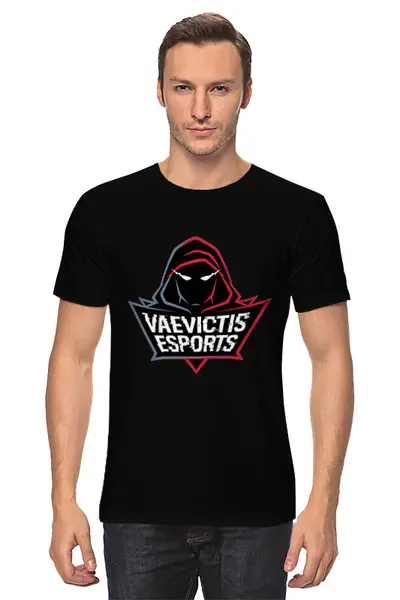 Заказать мужскую футболку в Москве. Футболка классическая VAEVICTIS ESPORTS от robus - готовые дизайны и нанесение принтов.