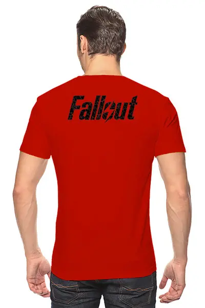 Заказать мужскую футболку в Москве. Футболка классическая Fallout Design от balden - готовые дизайны и нанесение принтов.
