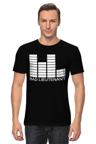 Заказать мужскую футболку в Москве. Футболка классическая Bad Lieutenant от OEX design - готовые дизайны и нанесение принтов.