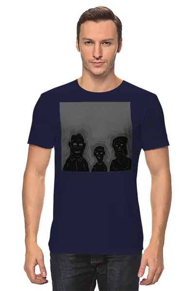 Заказать мужскую футболку в Москве. Футболка классическая Zombies от oneredfoxstore@gmail.com - готовые дизайны и нанесение принтов.