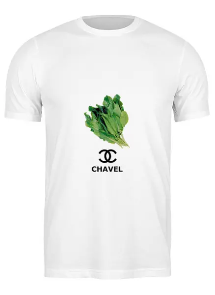 Заказать мужскую футболку в Москве. Футболка классическая Fuck fake Chavel от solariren - готовые дизайны и нанесение принтов.