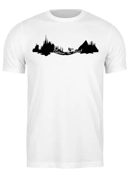 Заказать мужскую футболку в Москве. Футболка классическая Mountain Bike от oneredfoxstore@gmail.com - готовые дизайны и нанесение принтов.