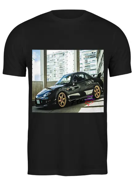 Заказать мужскую футболку в Москве. Футболка классическая Mitsubishi FTO (JDM LOVERS) от TheAndarz  - готовые дизайны и нанесение принтов.