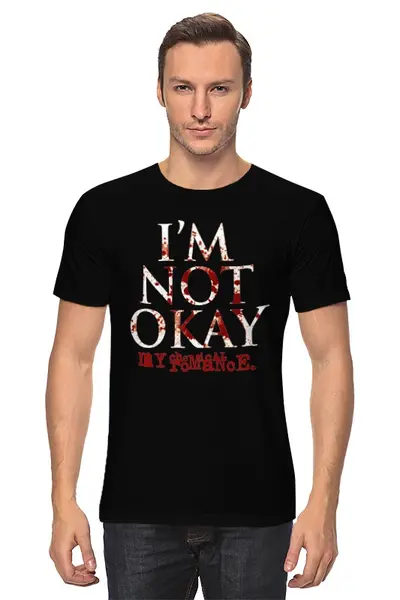 Заказать мужскую футболку в Москве. Футболка классическая My Chemical Romance от geekbox - готовые дизайны и нанесение принтов.