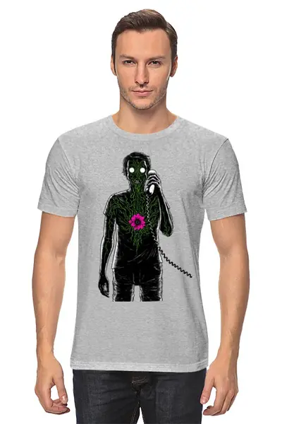 Заказать мужскую футболку в Москве. Футболка классическая Art Horror от Leichenwagen - готовые дизайны и нанесение принтов.