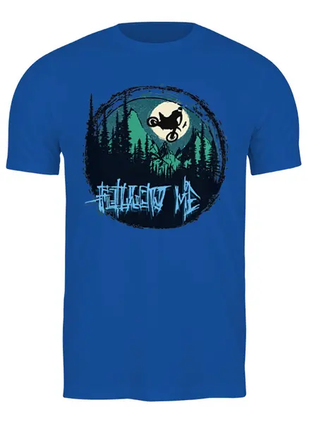 Заказать мужскую футболку в Москве. Футболка классическая Follow Me от oneredfoxstore@gmail.com - готовые дизайны и нанесение принтов.