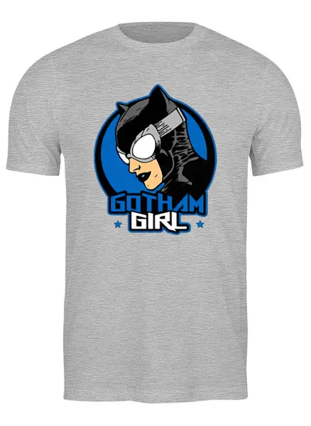 Заказать мужскую футболку в Москве. Футболка классическая Gotham girl от ПРИНТЫ ПЕЧАТЬ  - готовые дизайны и нанесение принтов.