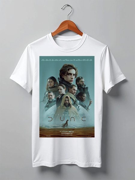 Заказать мужскую футболку в Москве. Футболка классическая Дюна / Dune от kino.printio.ru - готовые дизайны и нанесение принтов.