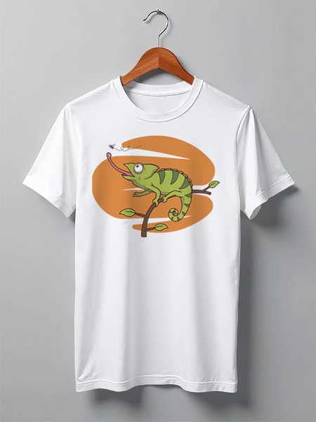 Заказать мужскую футболку в Москве. Футболка классическая Animals от oneredfoxstore@gmail.com - готовые дизайны и нанесение принтов.