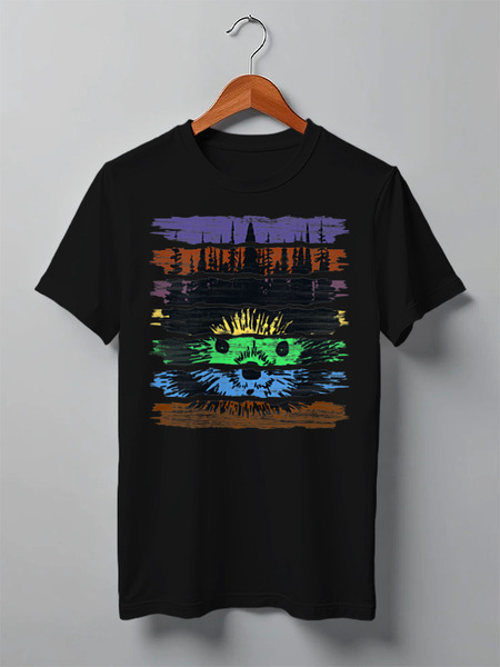 Заказать мужскую футболку в Москве. Футболка классическая Hedgehog от oneredfoxstore@gmail.com - готовые дизайны и нанесение принтов.