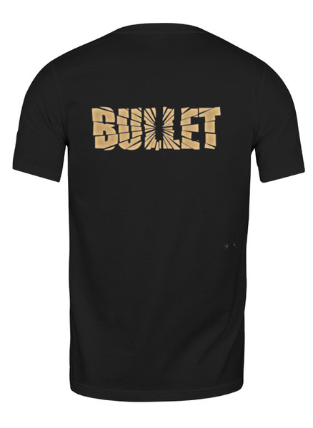 Заказать мужскую футболку в Москве. Футболка классическая Bullet Band от Leichenwagen - готовые дизайны и нанесение принтов.