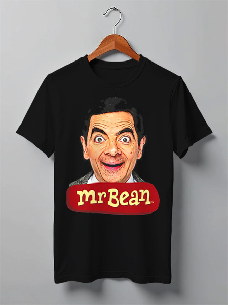 Заказать мужскую футболку в Москве. Футболка классическая Mr.Bean от Leichenwagen - готовые дизайны и нанесение принтов.