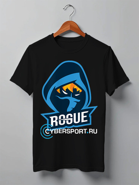 Заказать мужскую футболку в Москве. Футболка классическая ROGUE от robus - готовые дизайны и нанесение принтов.