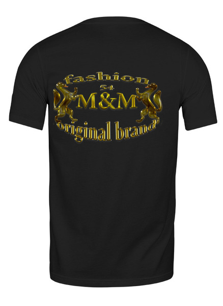 Заказать мужскую футболку в Москве. Футболка классическая M&M fashion от phonerus@mail.ru - готовые дизайны и нанесение принтов.