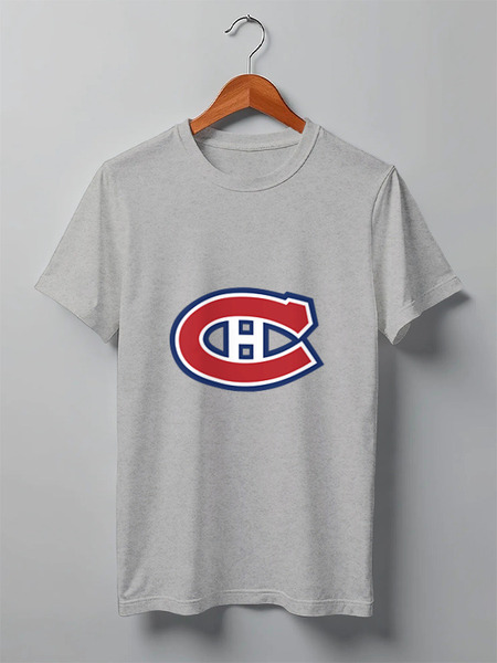 Заказать мужскую футболку в Москве. Футболка классическая Montreal Canadiens от BURNSHIRTS - готовые дизайны и нанесение принтов.